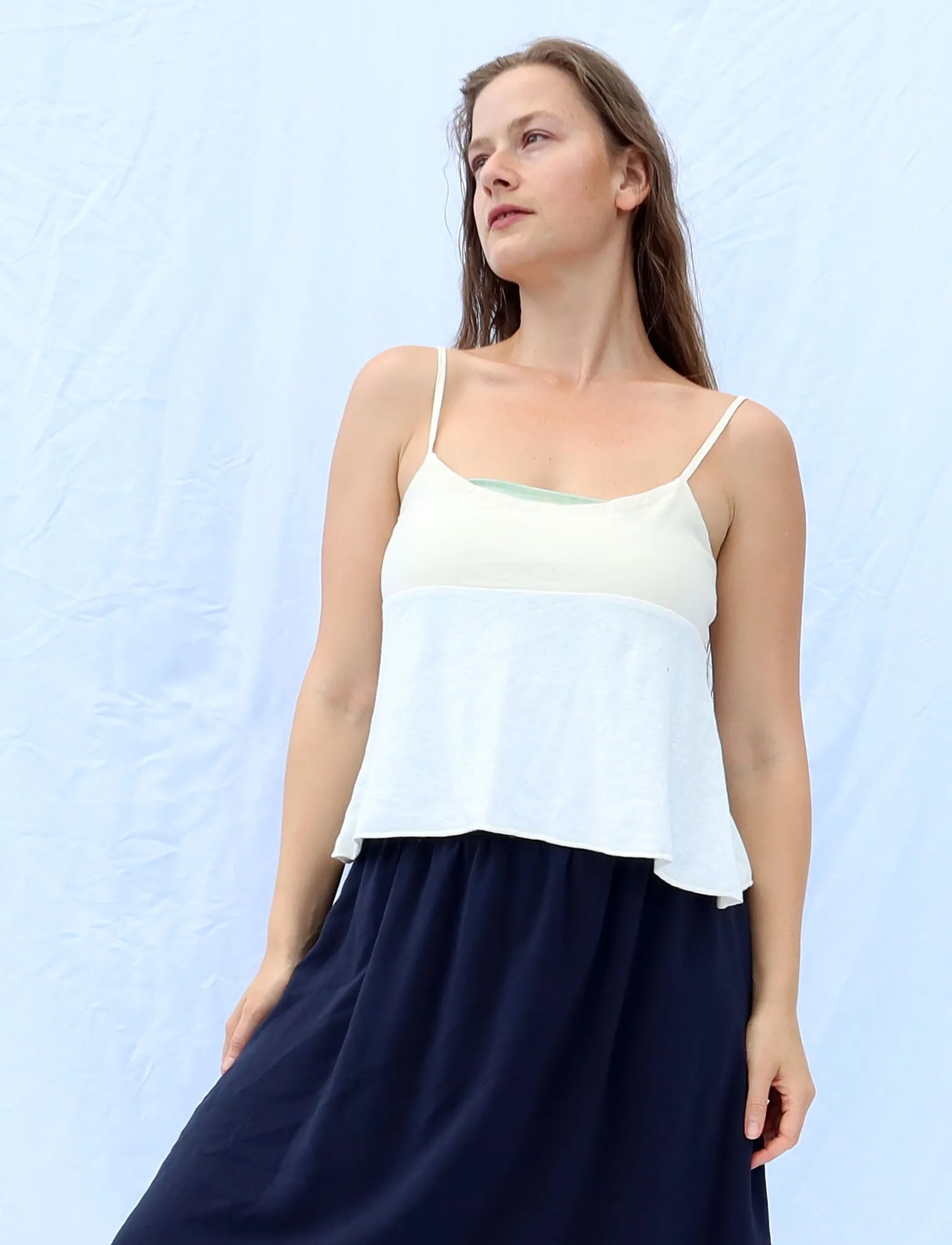 Adjustable Strap Eclipse Wanderer Cropped Shirt