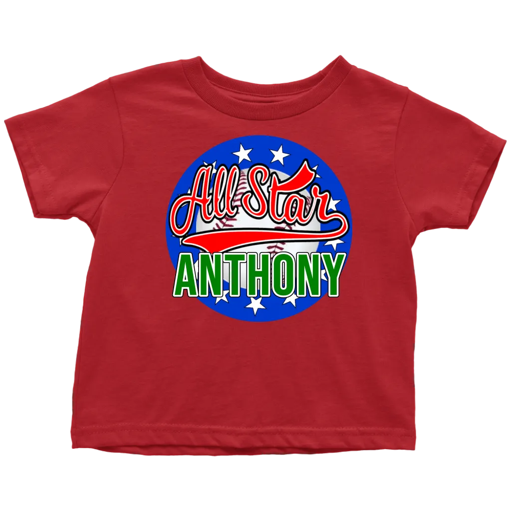 ANTHONY ALL STAR TODDLER T-SHIRT FOR ANTHONY