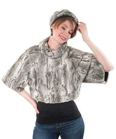 Sweater Top - Luxury Faux Fur in Khaki